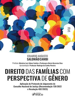 cover image of Direito das Famílias com Perspectiva de Gênero--1ª Ed--2024